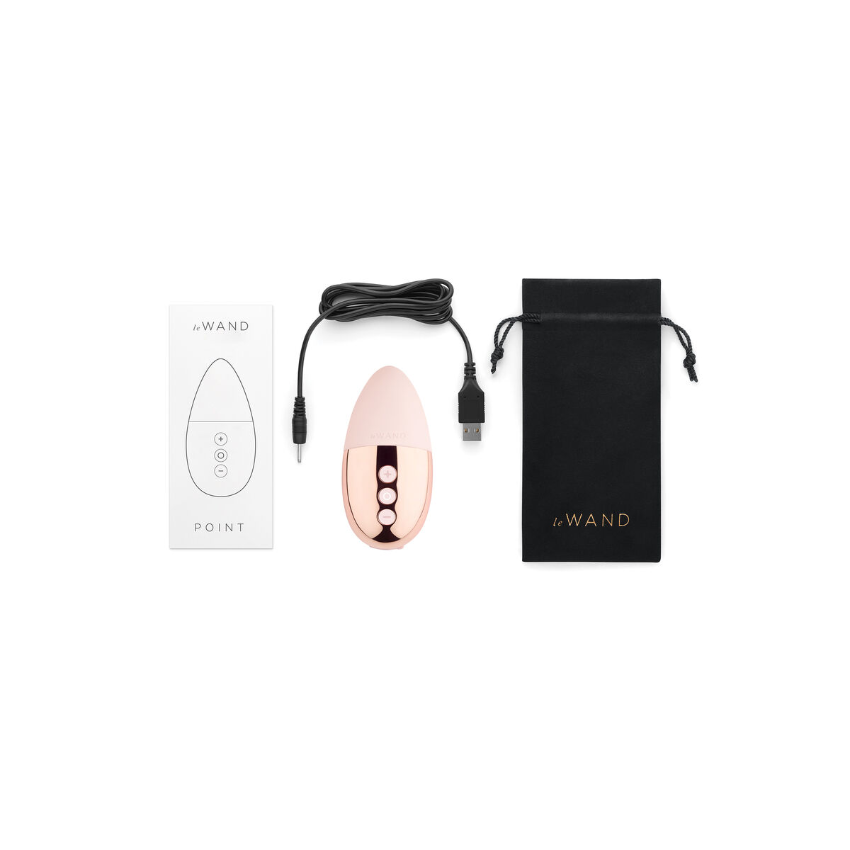 Вибратор Le Wand Point Rose Gold Розовый
